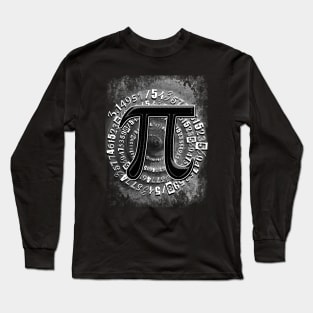 Pi T-Shirt 3,14 Pi Number Symbol Math Science Gift Long Sleeve T-Shirt